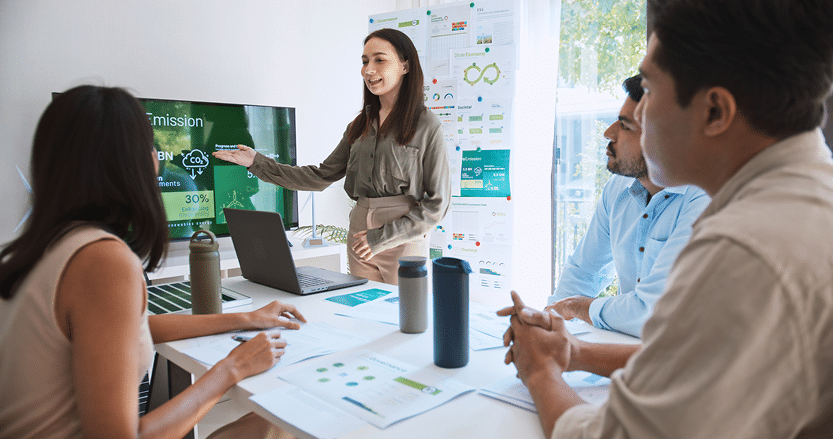 Présentation d’une stratégie RSE en entreprise
